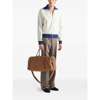 Prada Brown Luggage & Holdalls Men