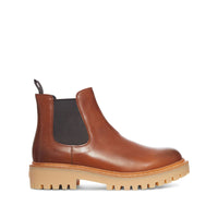 Prada Men Smooth Calf Leather Ankle Boots