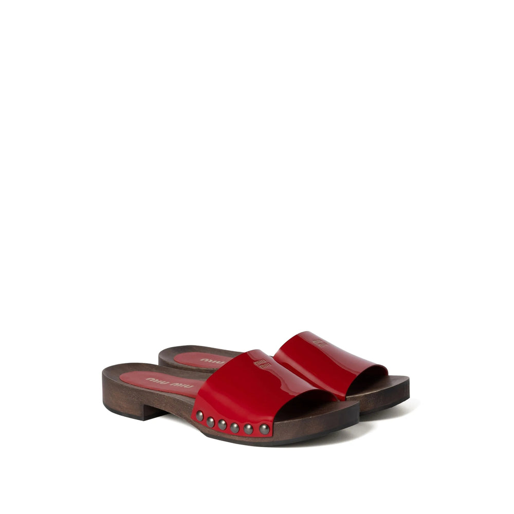 Miu Miu Red Sandals Women