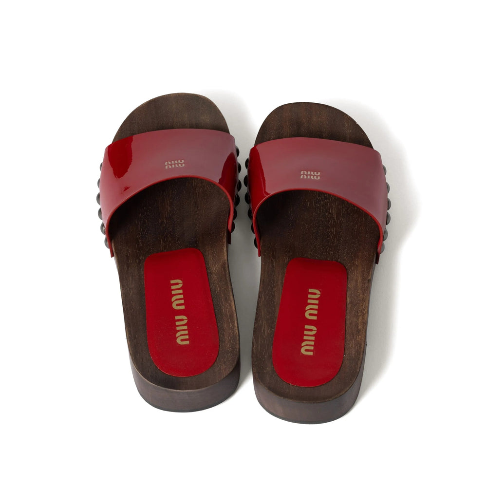 Miu Miu Red Sandals Women