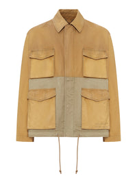 Golden Goose Deluxe Brand Golden Goose Deluxe Brand Men Color Block Cotton Utility Jacket