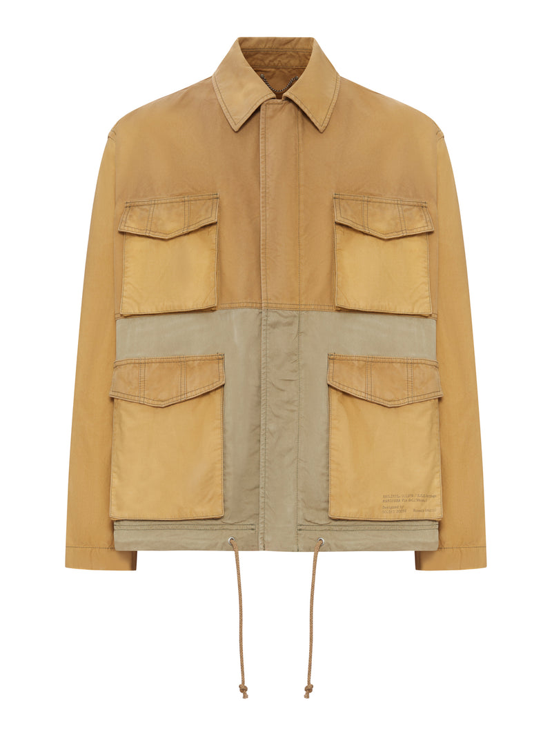 Golden Goose Deluxe Brand Golden Goose Deluxe Brand Men Color Block Cotton Utility Jacket