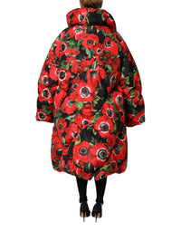 Dolce & Gabbana Dolce & Gabbana Multicolor Floral Full Zip Padded Women's Jacket
