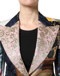Dolce & Gabbana Dolce & Gabbana Multicolor Floral Patchwork Jacquard Women's Jacket