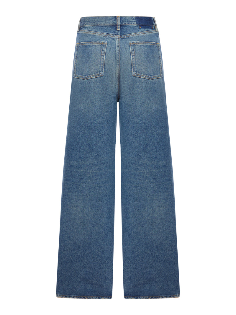 Golden Goose Deluxe Brand Women Wide Leg Five-Pocket Jeans