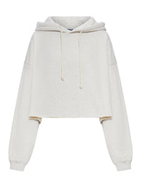Golden Goose Deluxe Brand Golden Goose Deluxe Brand Women Cropped Hoodie With Micro Applications
