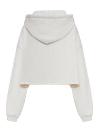 Golden Goose Deluxe Brand Golden Goose Deluxe Brand Women Cropped Hoodie With Micro Applications