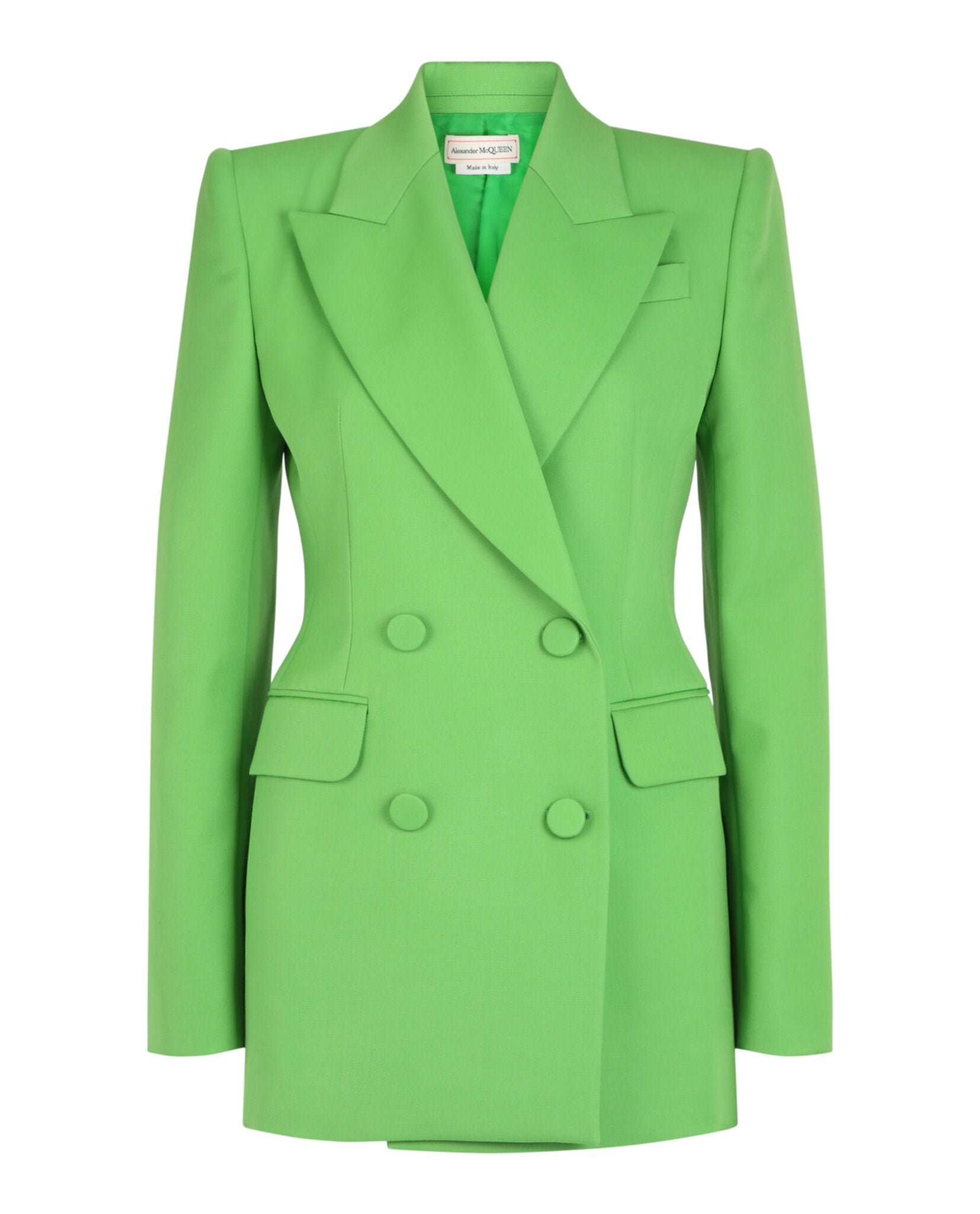 Alexander McQueen Alexander McQueen Womens Fitted Double-Breasted Blazer