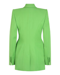 Alexander McQueen Alexander McQueen Womens Fitted Double-Breasted Blazer