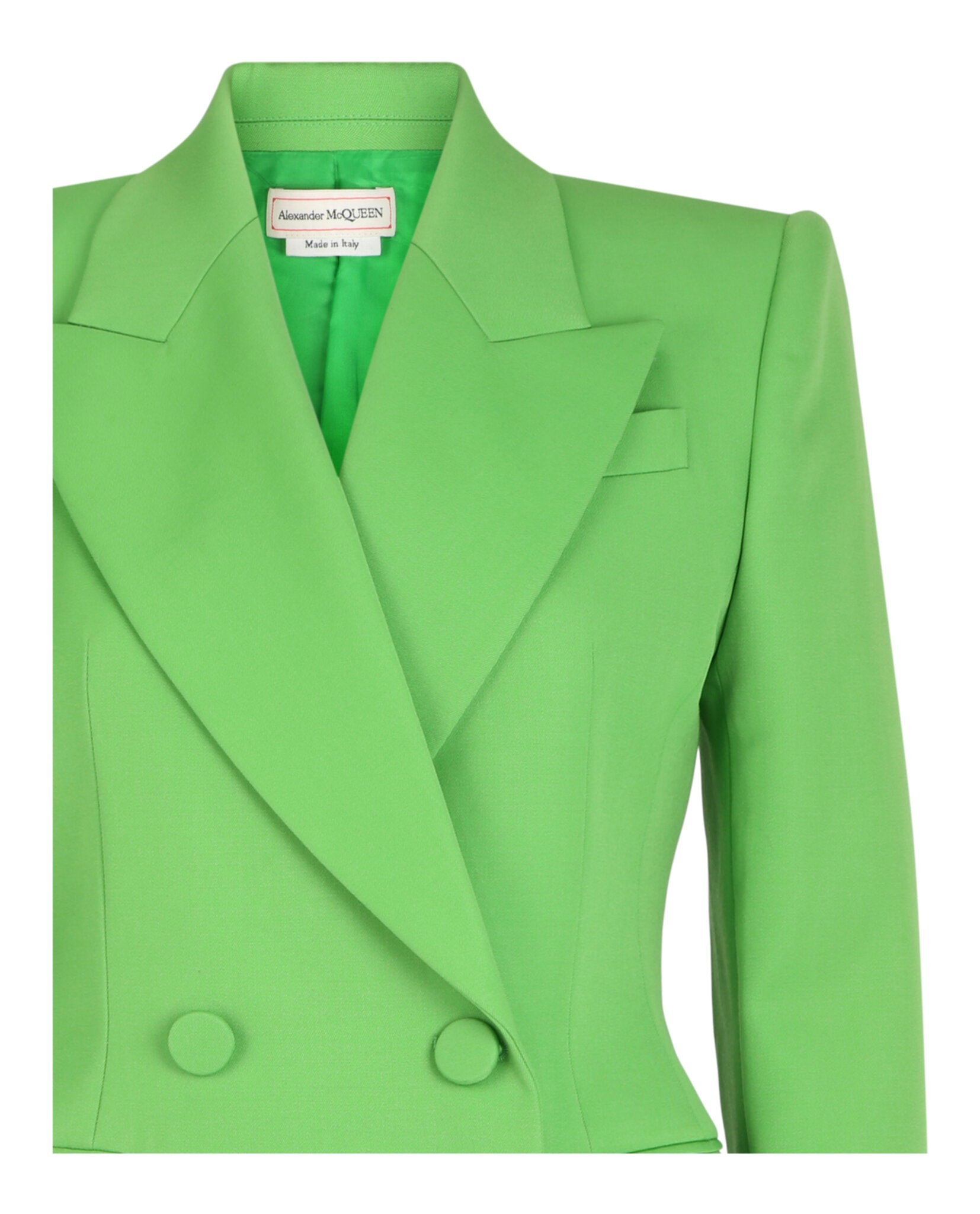 Alexander McQueen Alexander McQueen Womens Fitted Double-Breasted Blazer