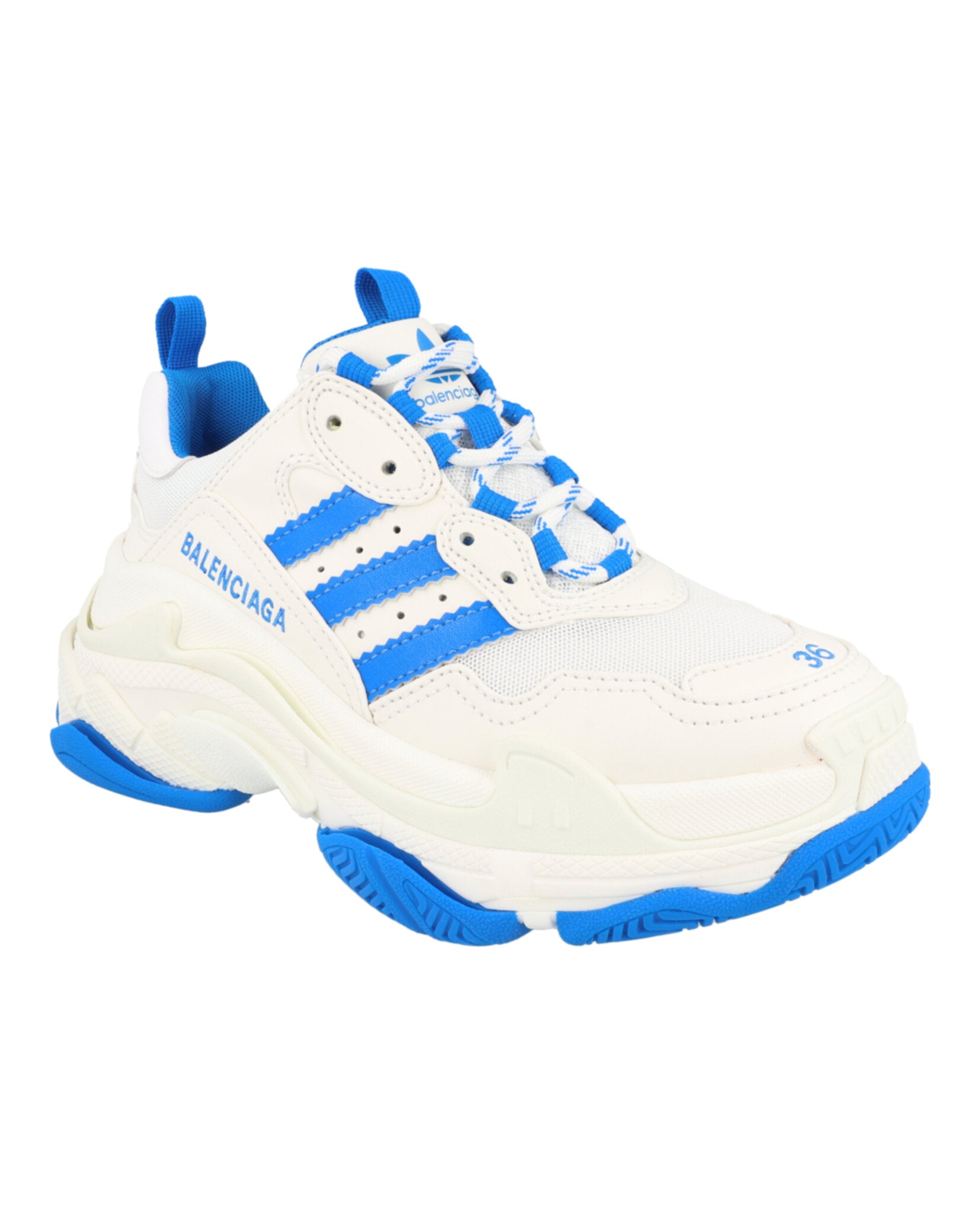 Balenciaga Womens Adidas x Triple S Sneakers