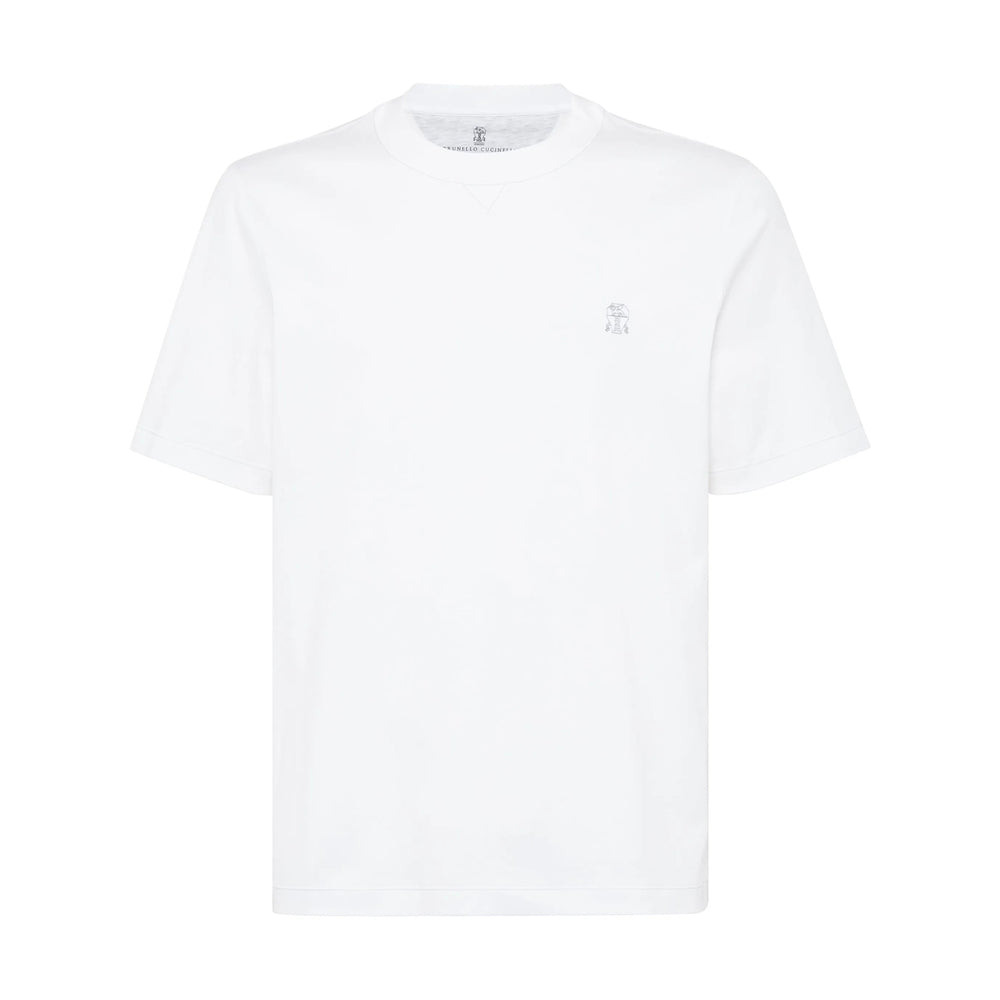 Brunello Cucinelli White T-Shirts & Vests - T-Shirts Men