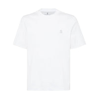 Brunello Cucinelli White T-Shirts & Vests - T-Shirts Men