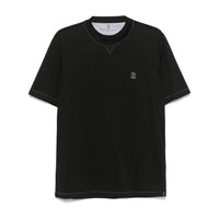 Brunello Cucinelli Black T-Shirts & Vests - T-Shirts Men