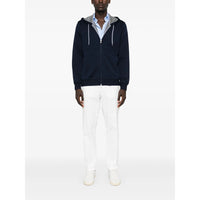 Brunello Cucinelli Blue Sweaters & Knitwear - Hoodies Men