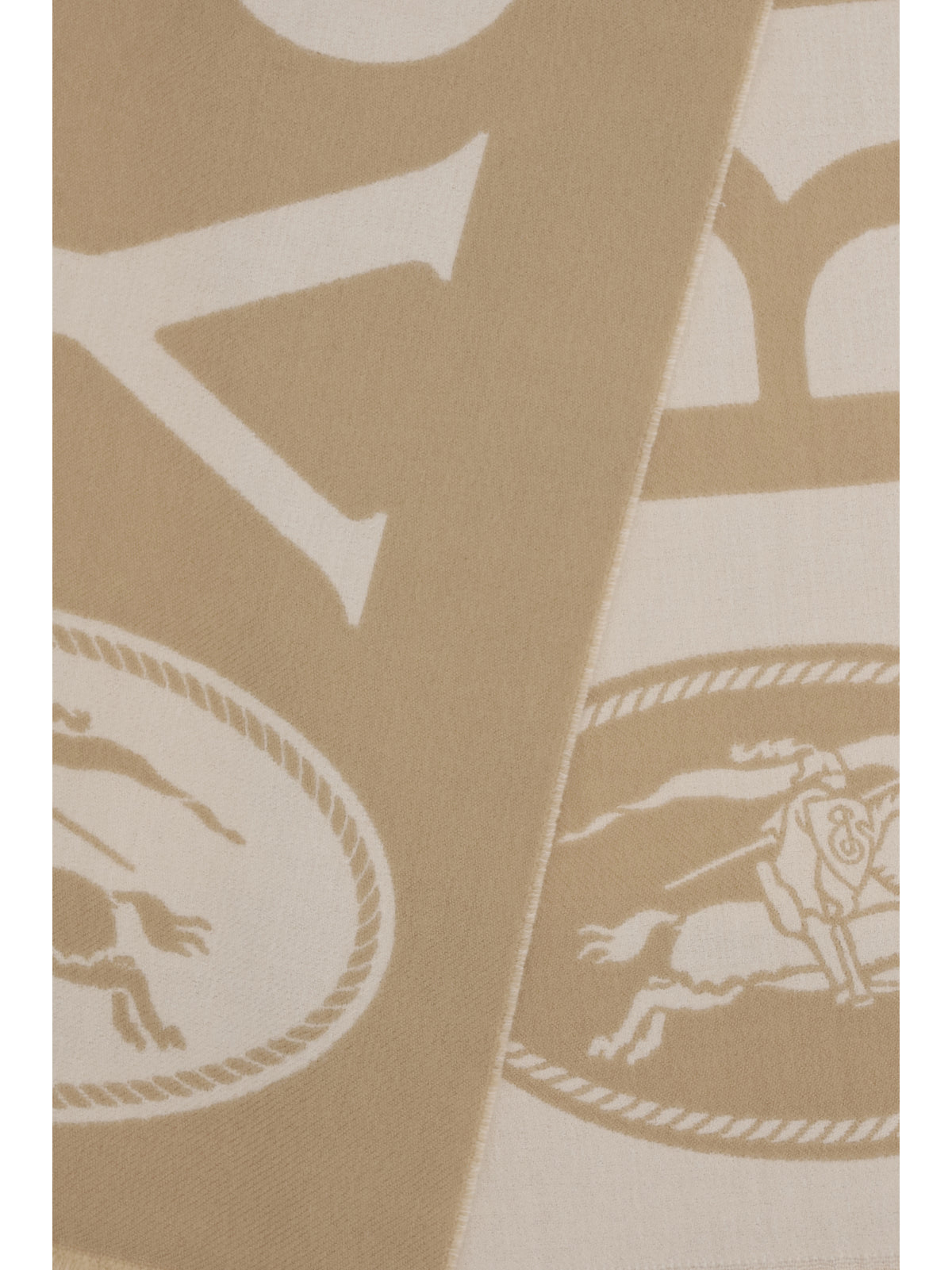 BURBERRY Burberry Men Logo Wool Scarf