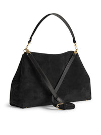 Toteme Women T-Lock Suede Bag