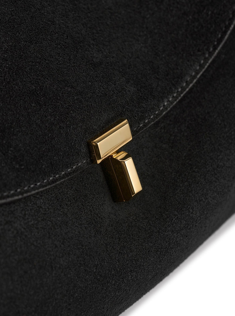 Toteme Women T-Lock Suede Bag
