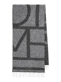 Toteme Toteme Women Jacquard Scarf With Monogram
