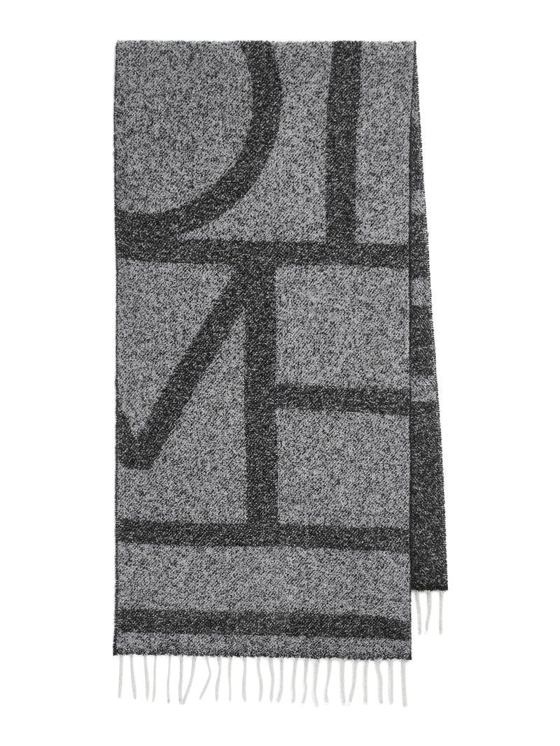 Toteme Toteme Women Jacquard Scarf With Monogram