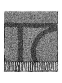Toteme Toteme Women Jacquard Scarf With Monogram