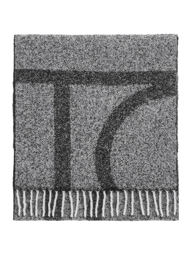 Toteme Toteme Women Jacquard Scarf With Monogram
