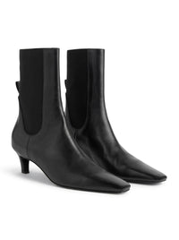 Toteme Toteme Women Leather Mid-Heel Boots
