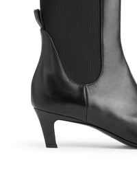 Toteme Toteme Women Leather Mid-Heel Boots