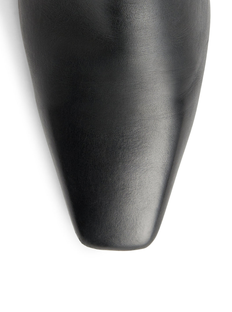 Toteme Toteme Women Leather Mid-Heel Boots
