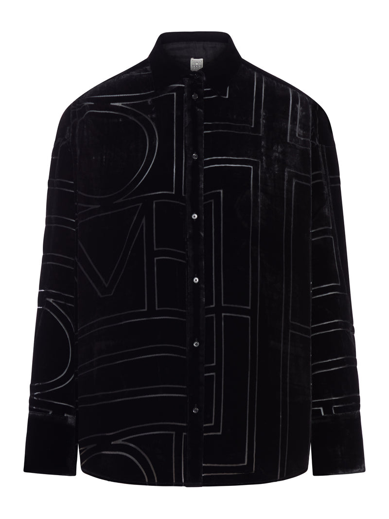 Toteme Toteme Women Oversized Devoré Shirt