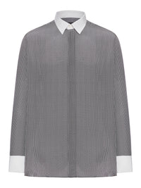 Tom Ford Tom Ford Men Silk Shirt With Graphic Print