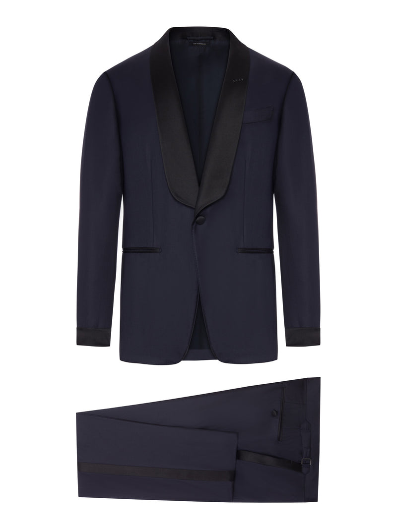 Tom Ford Men O`Connor Wool And Silk Twill Evening Dress