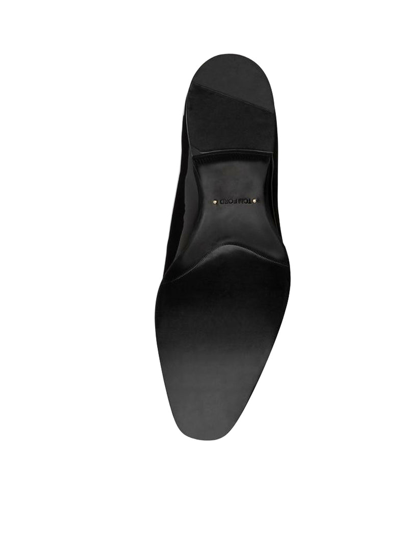 TOM FORD Tom Ford Men Oxford Elkan In Black Patent