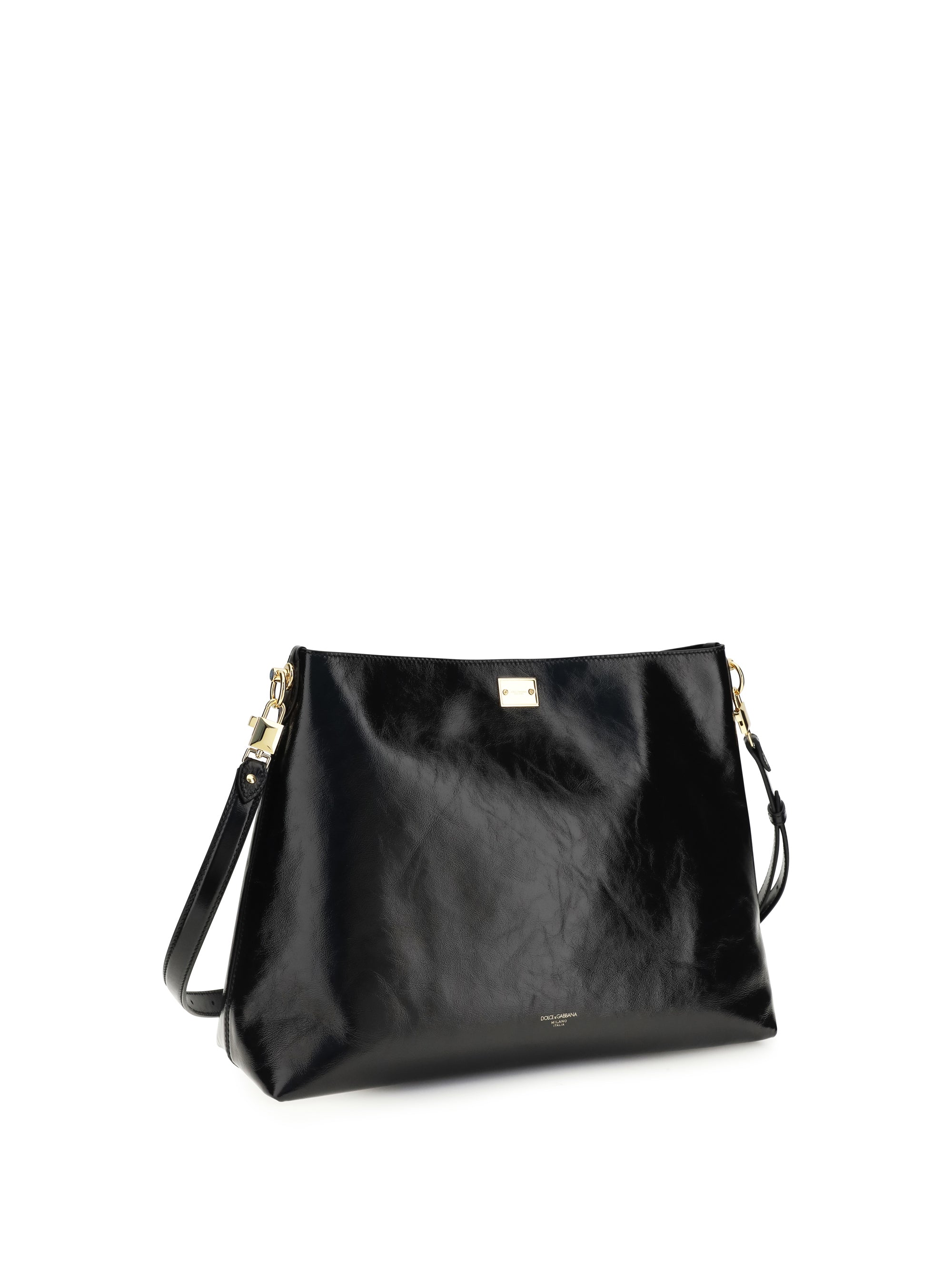 Dolce & Gabbana Women Large Vittoria Leather Shoulder Bag
