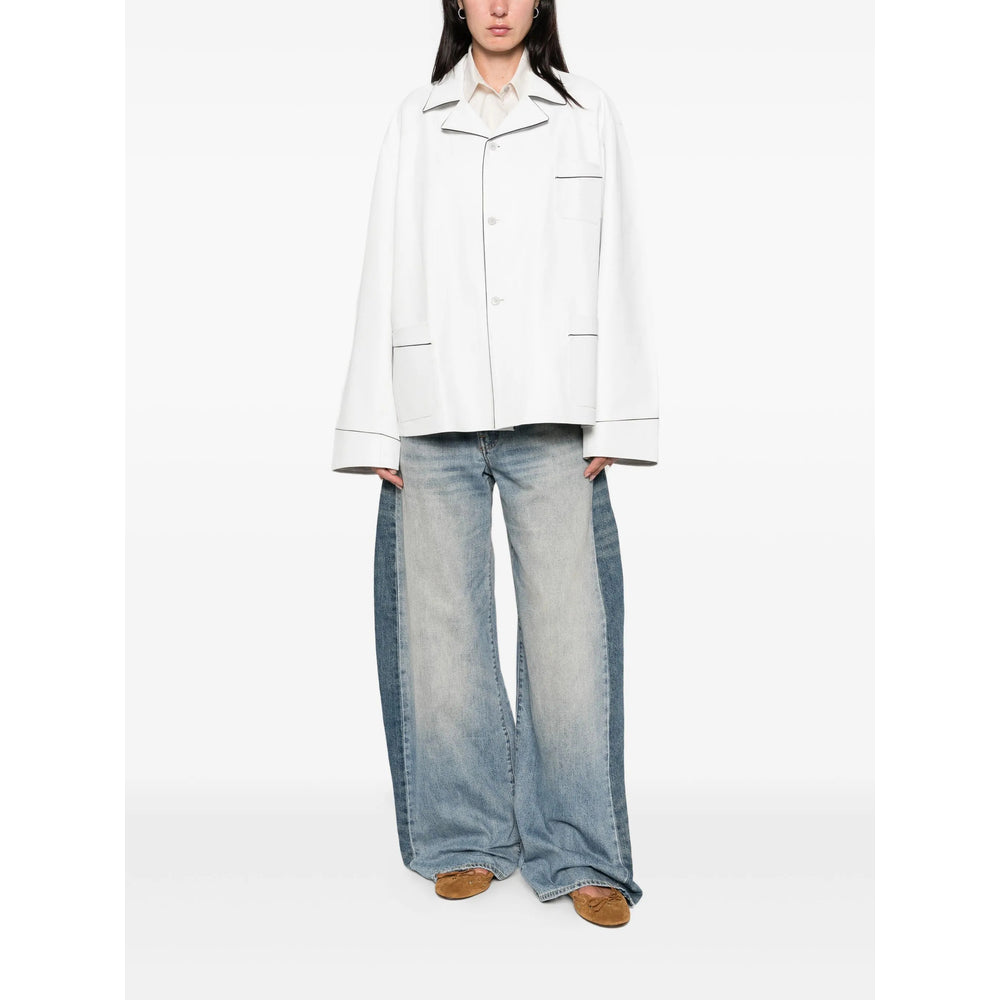 Prada White Jackets - Oversized Jackets Women