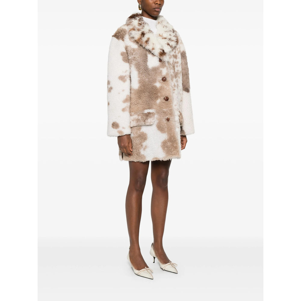 Prada White Coats - Leather Coats Women