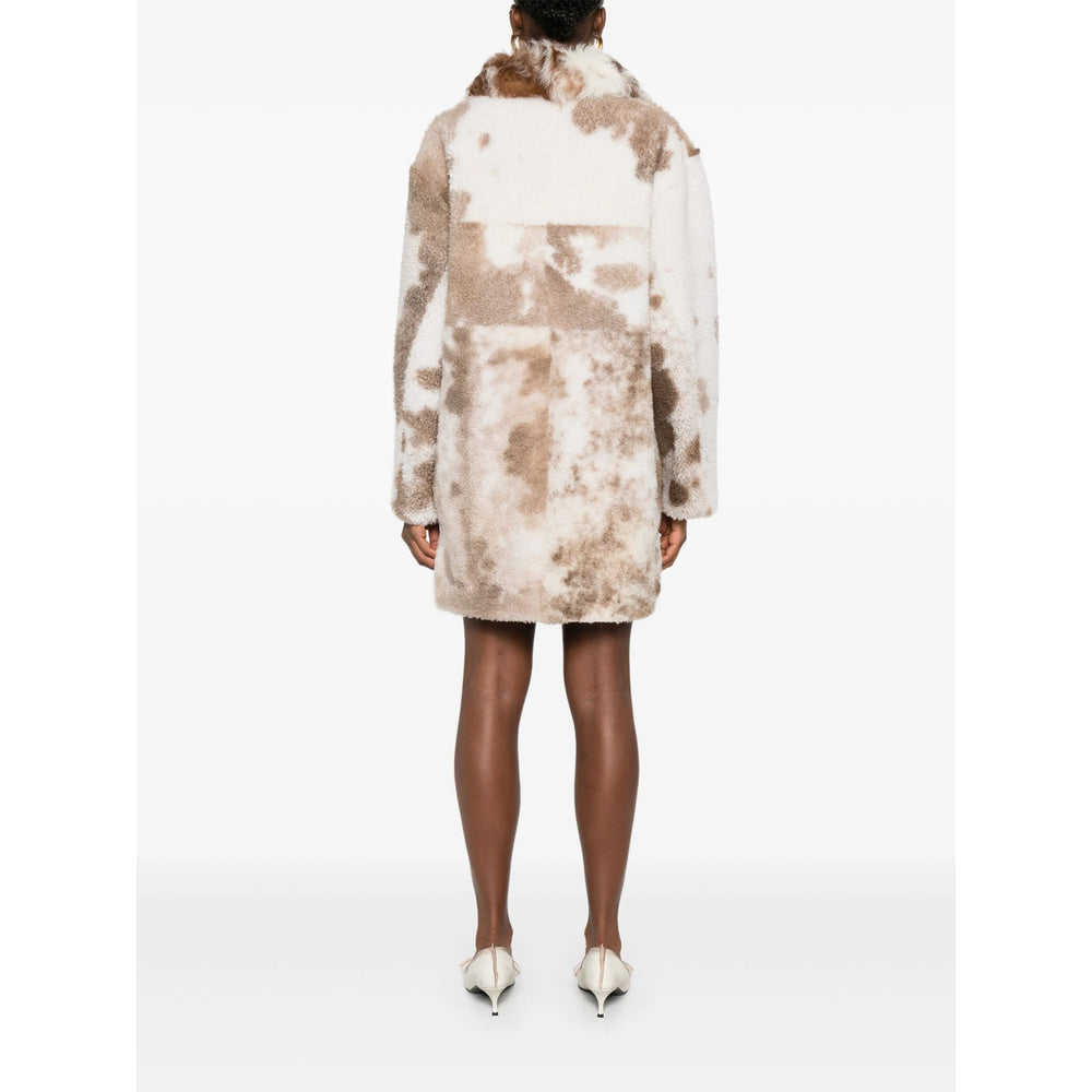 Prada White Coats - Leather Coats Women