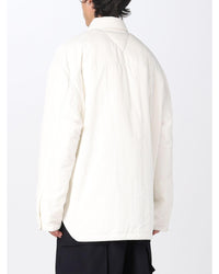 Bottega Veneta Lightweight Shirt Jacket Men Yellow Cream