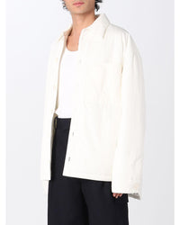Bottega Veneta Lightweight Shirt Jacket Men Yellow Cream