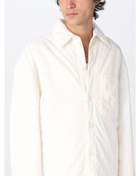Bottega Veneta Lightweight Shirt Jacket Men Yellow Cream