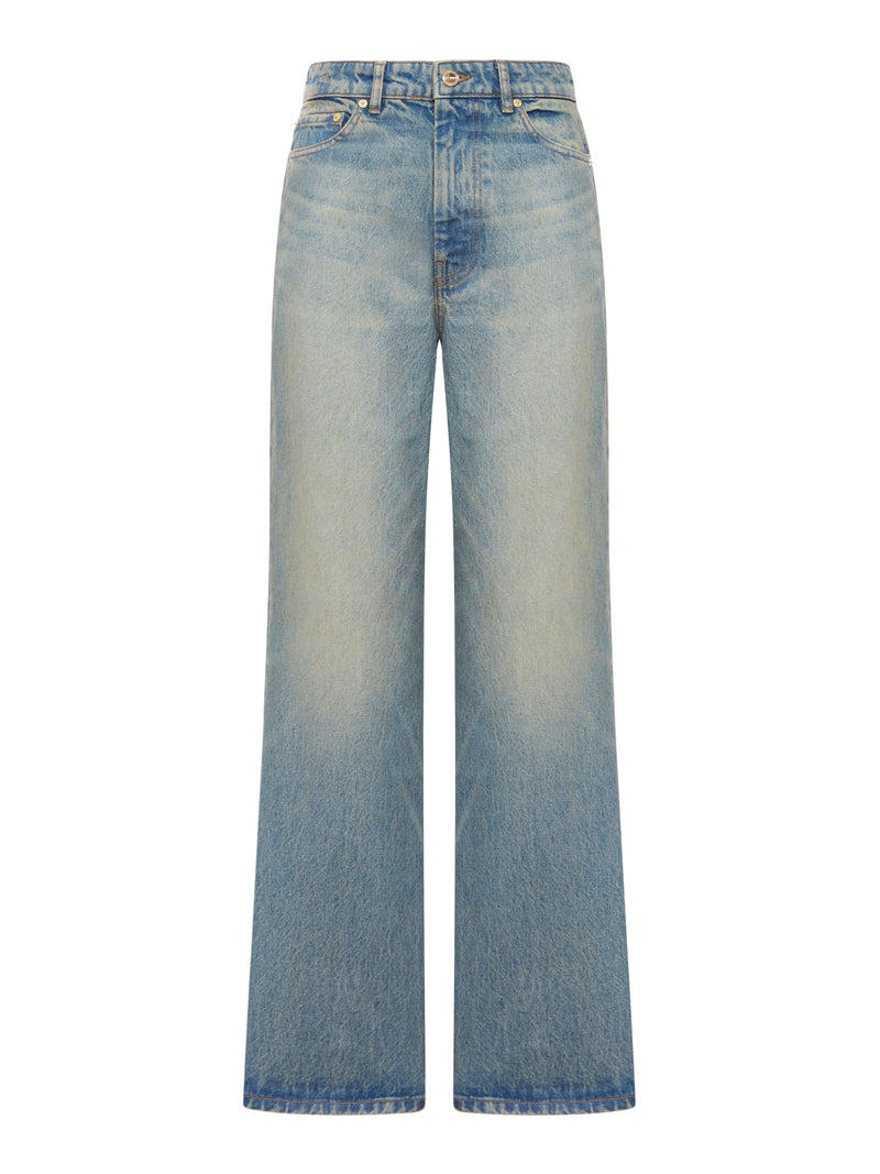 Ganni Women Izey Jeans In Rigid Denim