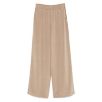 Max Mara Brown Trousers - Palazzo Pants Women
