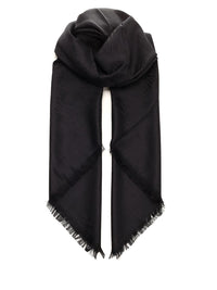 Saint Laurent Saint Laurent Women Monogram Ysl Jacquard Scarf