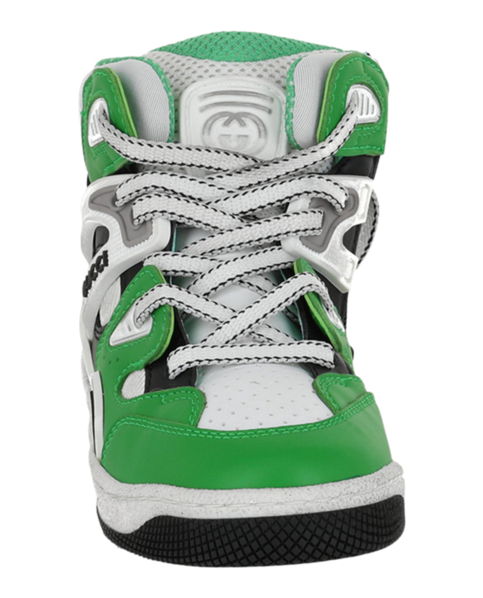 Gucci Unisex-Child Basket Leather High-Top Sneakers