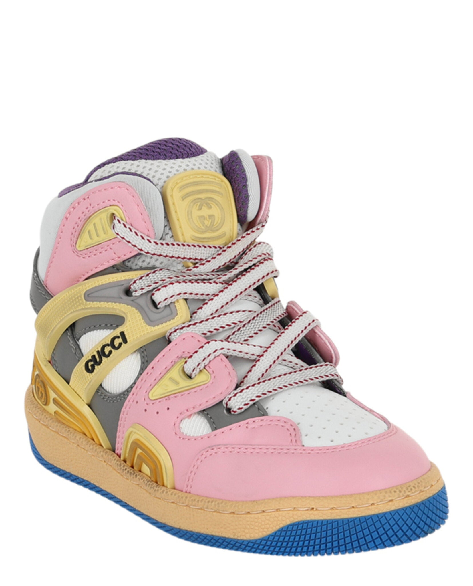 Gucci Girls Colorblock High-Top Sneakers