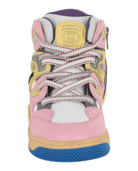 Gucci Girls Colorblock High-Top Sneakers