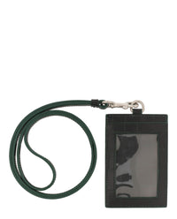 Balenciaga Mens Crocodile Embossed Cash Card And Badge Holder