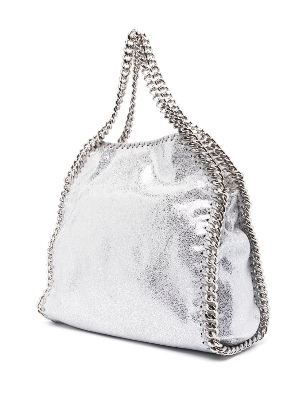 Stella Mccartney Women Falabella Tote Bag With Metallic Finish