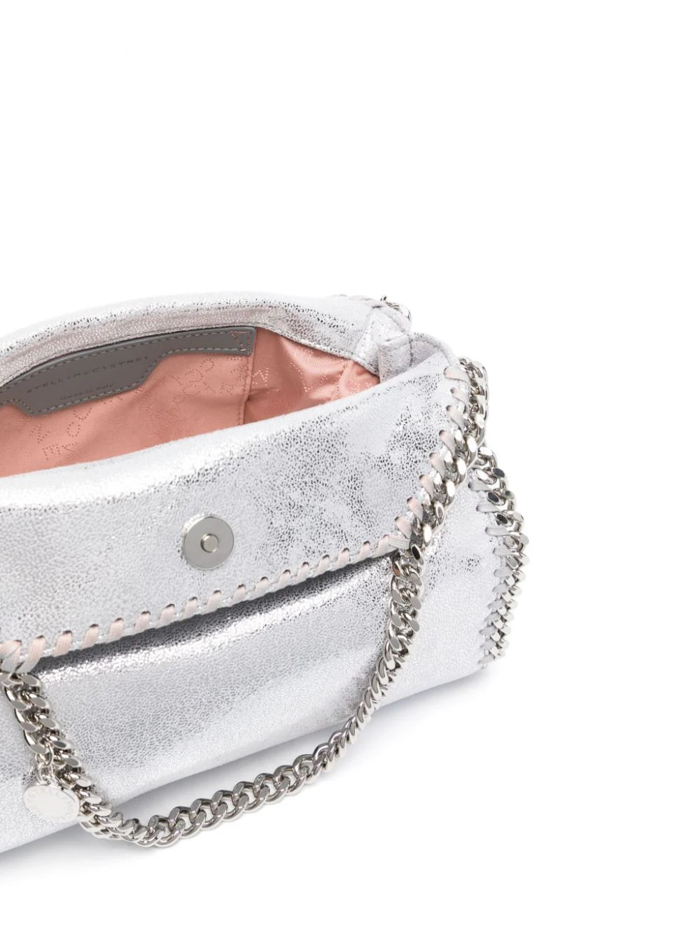 Stella Mccartney Women Falabella Tote Bag With Metallic Finish