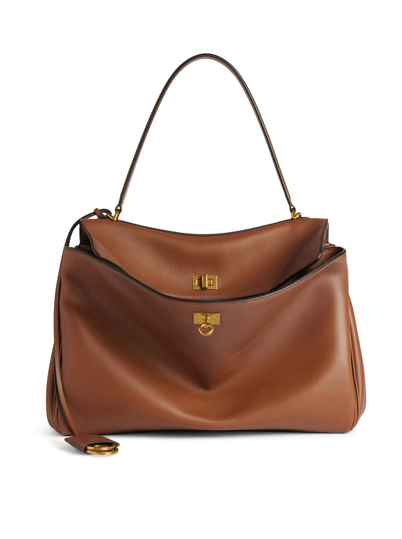 Balenciaga Women Rodeo Medium Bag In Light Brown